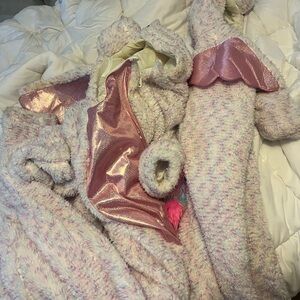 Pink and White Unicorn Costume